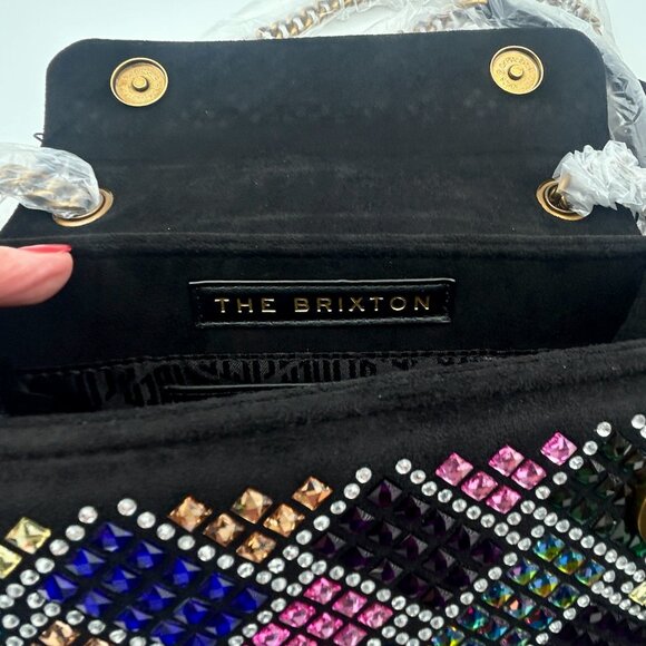 NEW Kurt Geiger London Mini Brixton Crystal Shoulder Bag Purse and Dustbag NWT - Picture 7 of 7